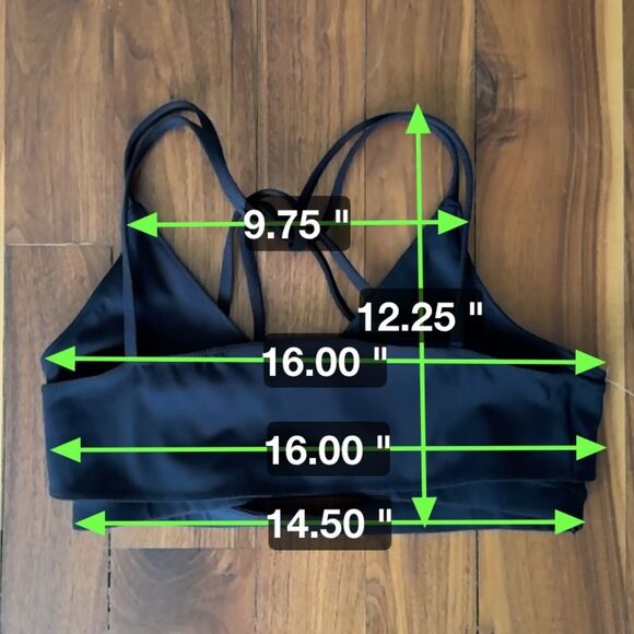 FP Movement Free People Strappy Layered Sports Bra sz Medium - Picture 11 of 11